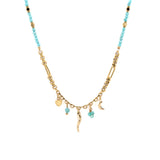 Halsband aus Stein und Horn