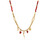 Halsband aus Stein und Horn