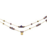 Doppelreihiges Stein-Halsband