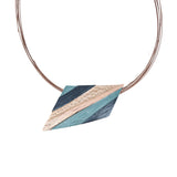 Collana rombo rigato