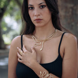 Handgefertigtes Schlangenarmband