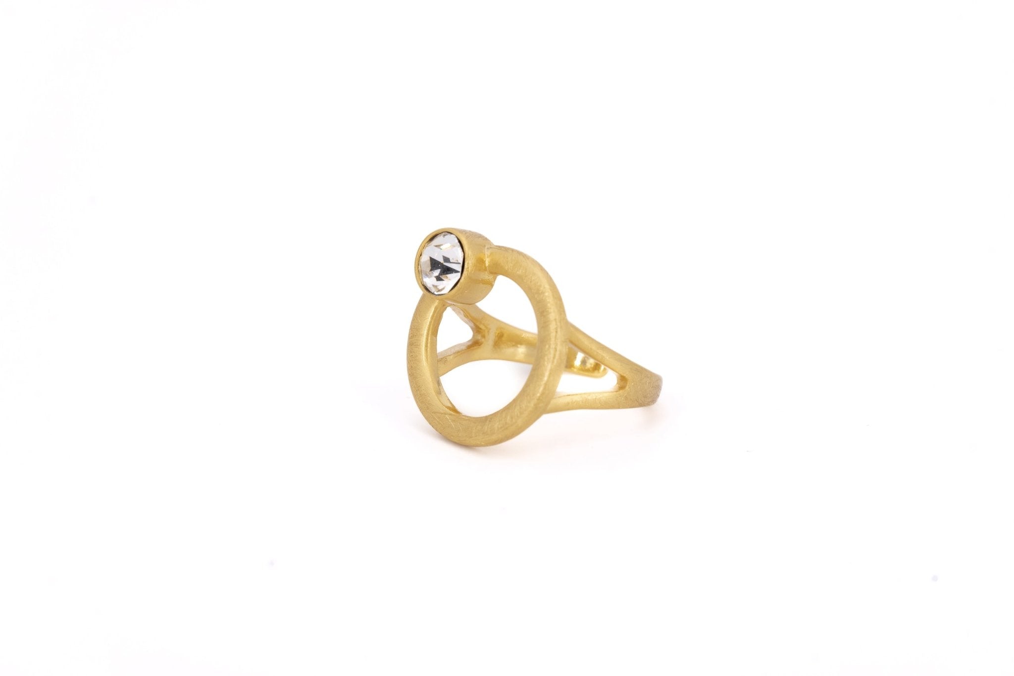 Anello cerchio cristallo - KLK