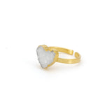 Anello cuore agata - KLK