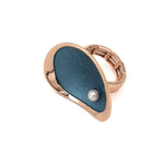 Anello goccia con perla - KLK