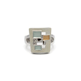 Anello rettangolo mosaico - KLK