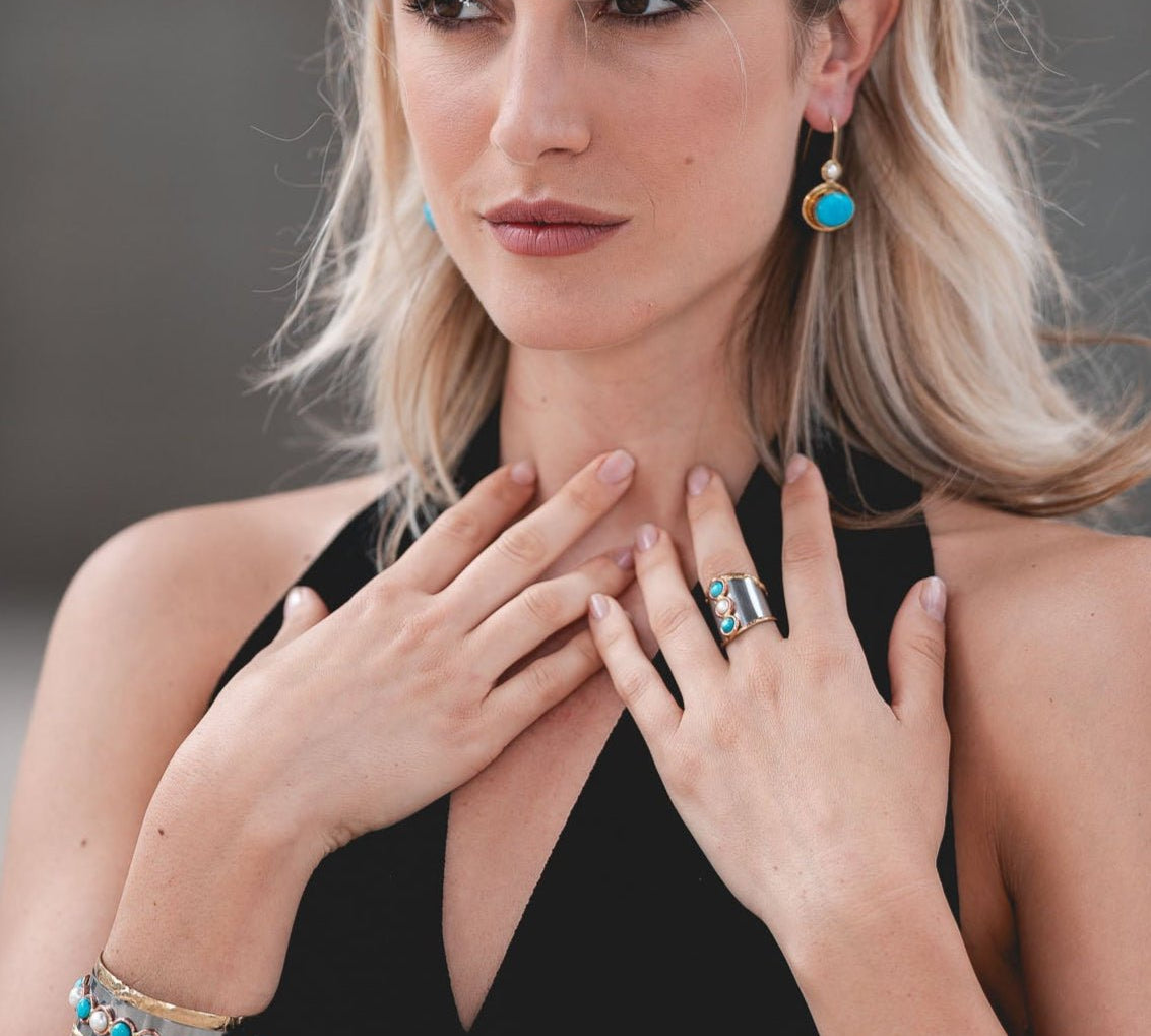 Anello tre pietrine - KLK