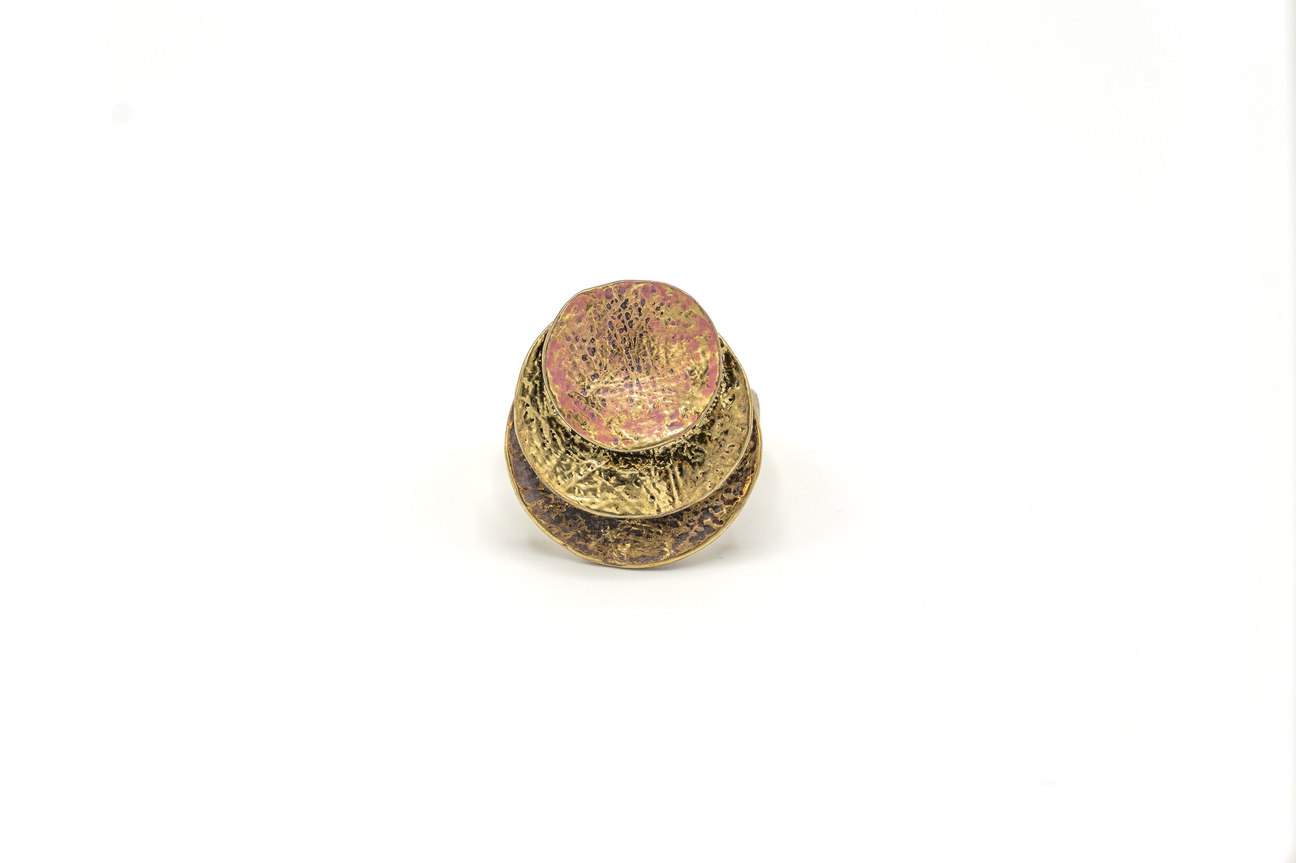 Anello tre tondi sovrapposti - KLK