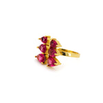 Anello triangolini cristalli - KLK