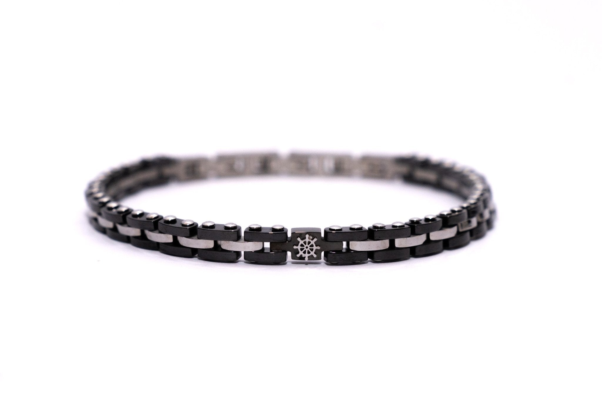 Bracciale acciaio e timone - KLK