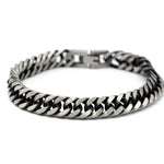 Bracciale catena sfumata nero - KLK