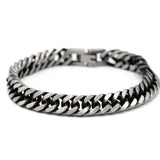 Bracciale catena sfumata nero - KLK