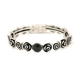 Bracciale con spirali e resina - KLK