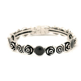 Bracciale con spirali e resina - KLK