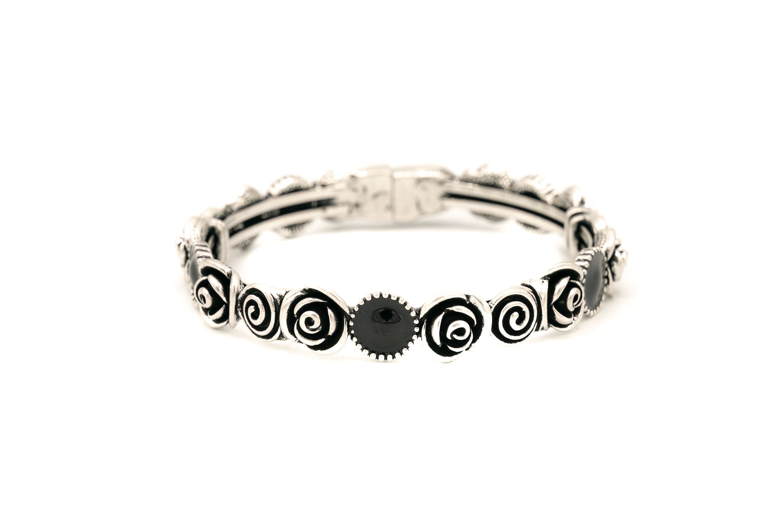 Bracciale con spirali e resina - KLK