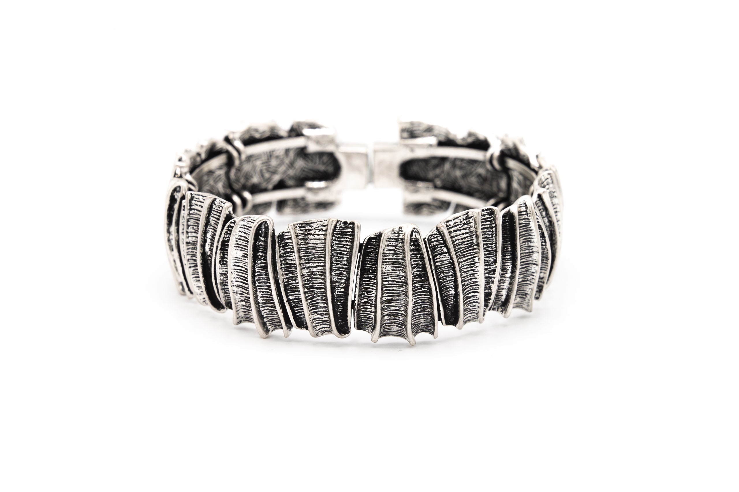 Bracciale fasce ondulate - KLK