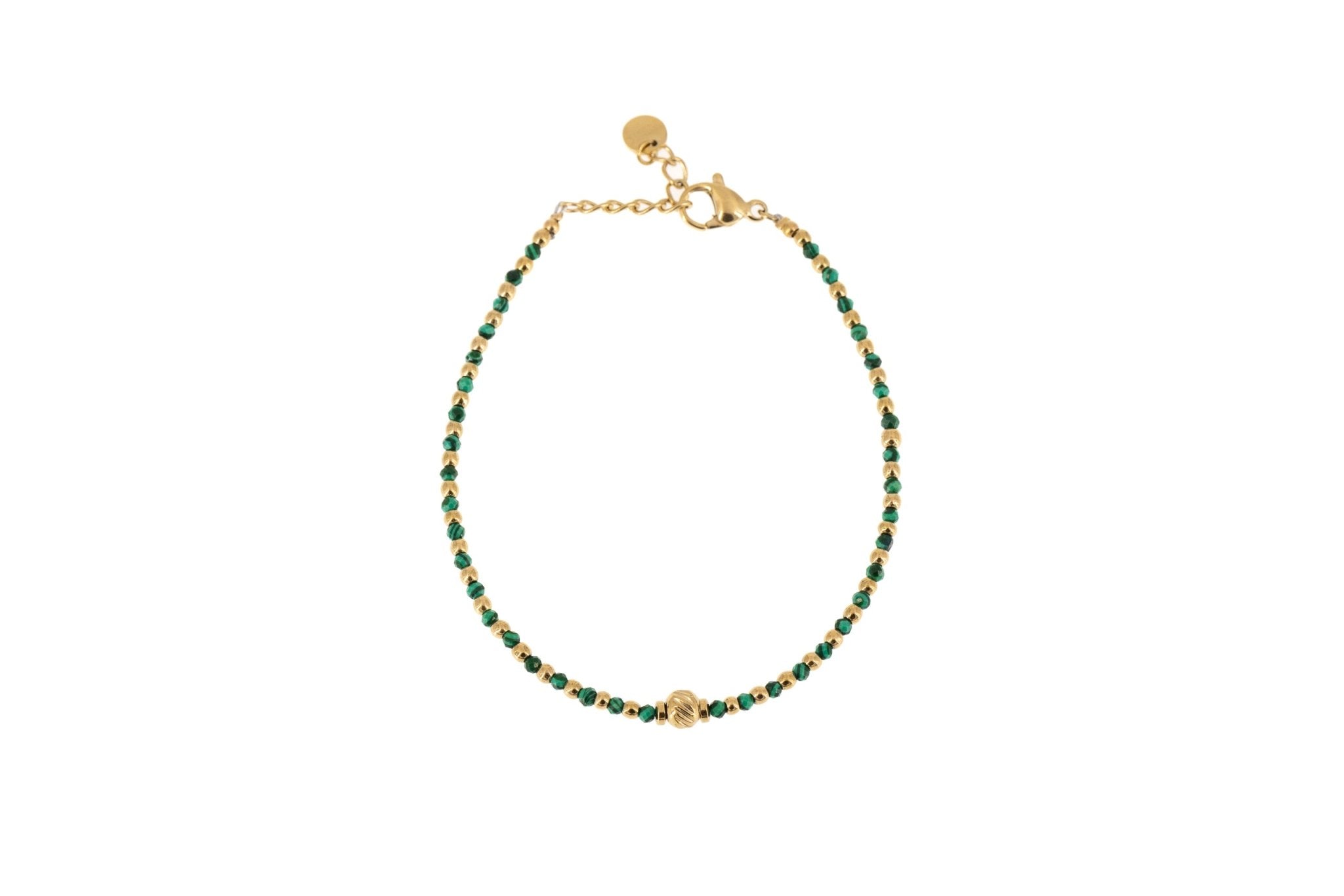 Bracciale in acciaio con pietrine - KLK