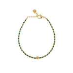 Bracciale in acciaio con pietrine - KLK