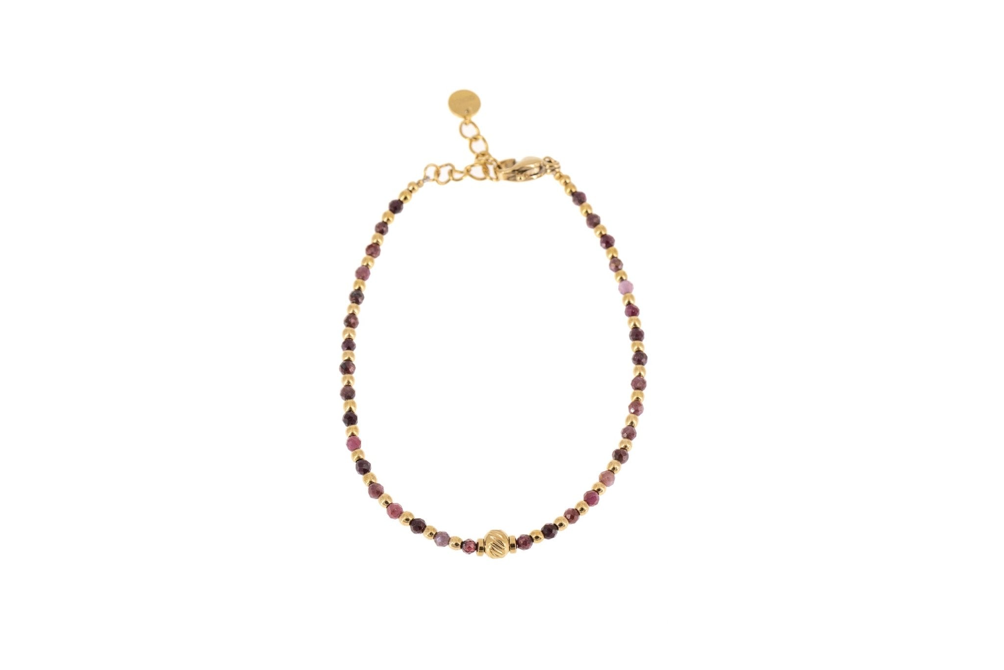 Bracciale in acciaio con pietrine - KLK