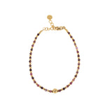 Bracciale in acciaio con pietrine - KLK