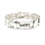 Bracciale multi barrette lucido - KLK