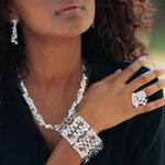 Bracciale multi quadretti lucido - KLK