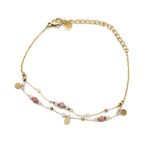 Bracciale pietrine doppio filo - KLK