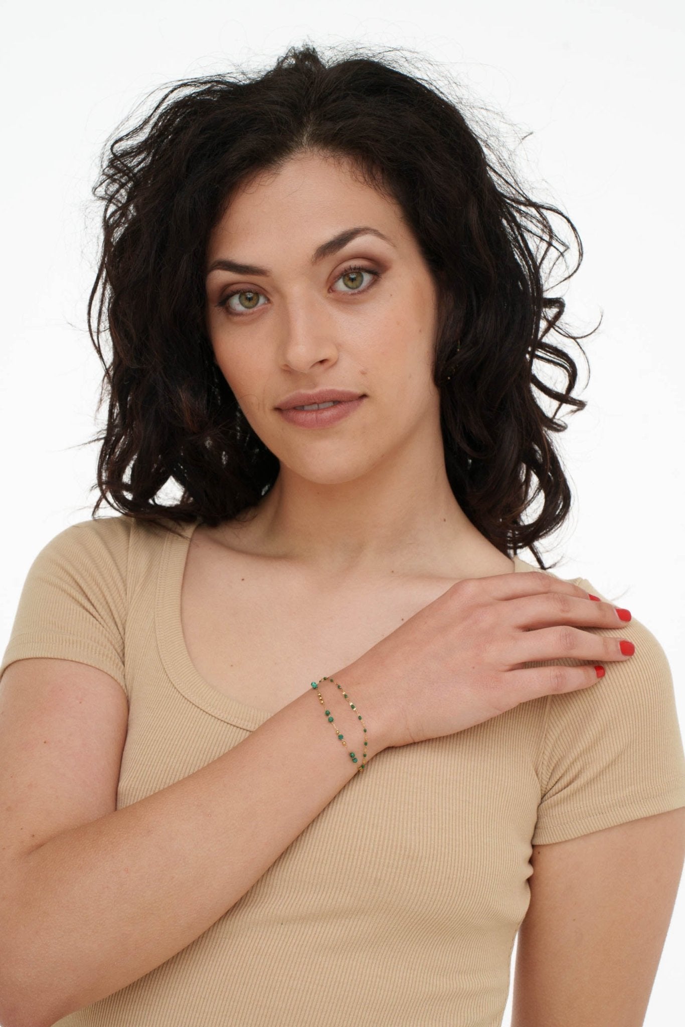 Bracciale pietrine doppio filo - KLK