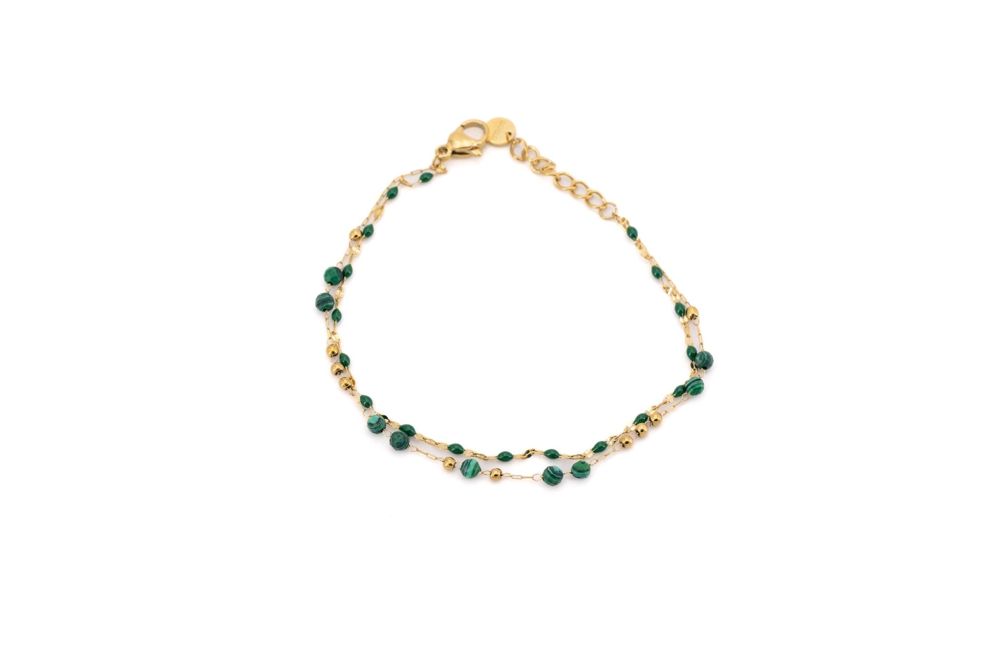 Bracciale pietrine doppio filo - KLK