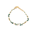 Bracciale pietrine doppio filo - KLK