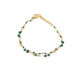 Bracciale pietrine doppio filo - KLK