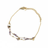 Bracciale pietrine doppio filo - KLK