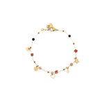 Bracciale pietrine e ciondolini - KLK