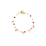 Bracciale pietrine e ciondolini - KLK