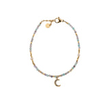 Bracciale pietrine e luna - KLK