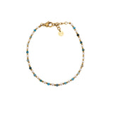 Bracciale pietrine e perle - KLK