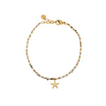 Bracciale pietrine e stella marina - KLK