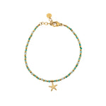 Bracciale pietrine e stella marina - KLK