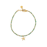 Bracciale pietrine e stella marina - KLK