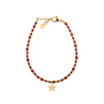 Bracciale pietrine e stella marina - KLK