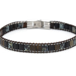 Bracciale quadretti vetro - KLK