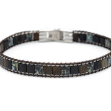 Bracciale quadretti vetro - KLK