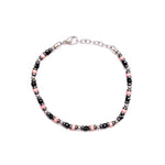 Bracciale tubini onice e agata - KLK