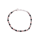 Bracciale tubini onice e agata - KLK