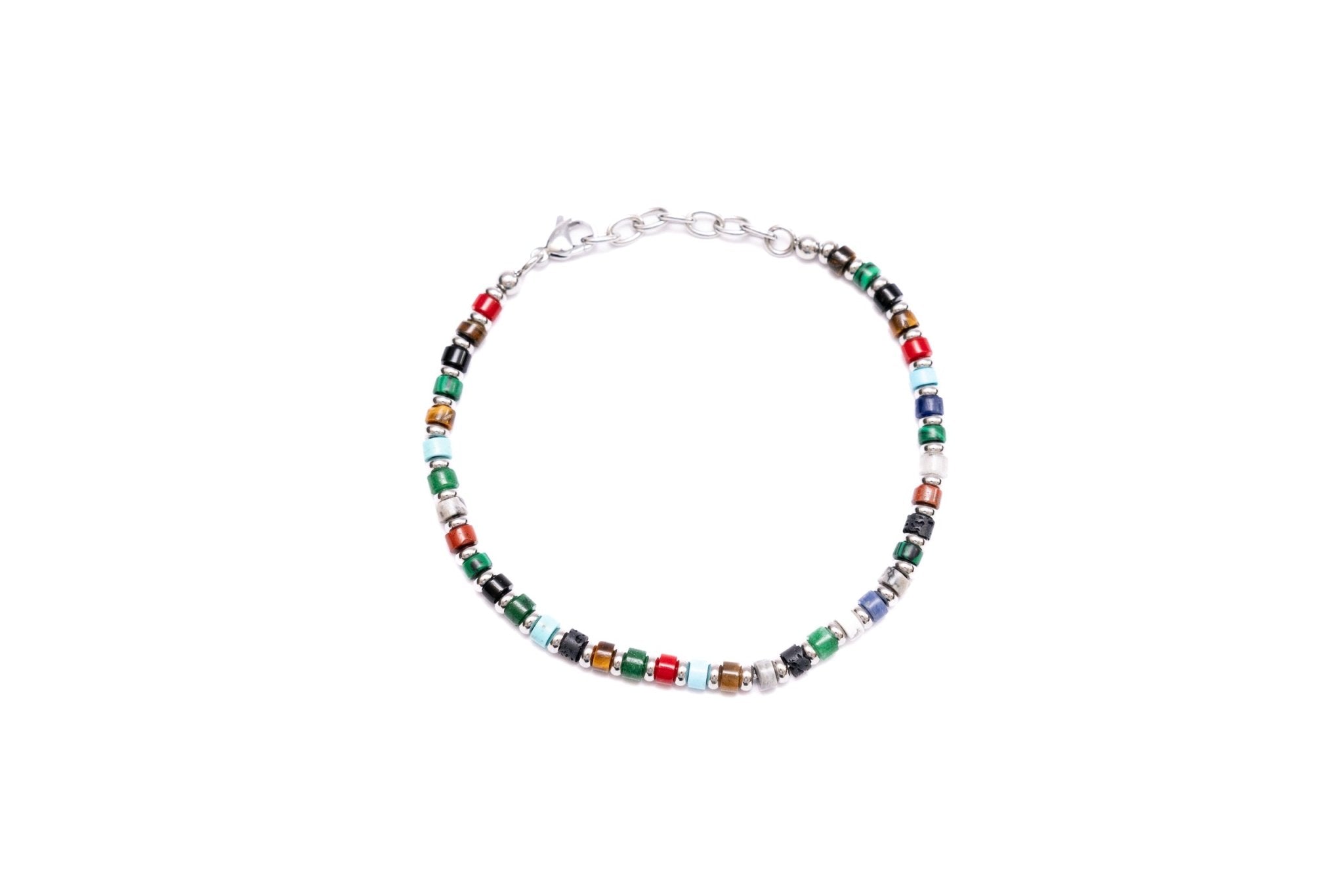 Bracciale tubini pietre mix - KLK