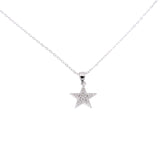 Collana argento stella zirconcini - KLK