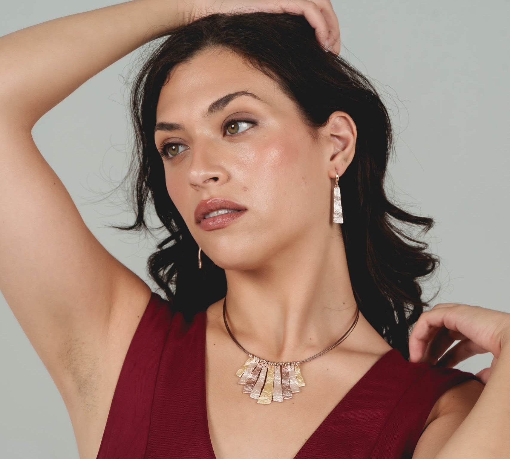 Collana barrette pendenti - KLK