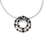 Collana cerchi con resina - KLK