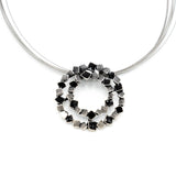 Collana cerchi con resina - KLK