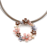 Collana cerchio fiorellini - KLK