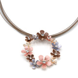 Collana cerchio fiorellini - KLK